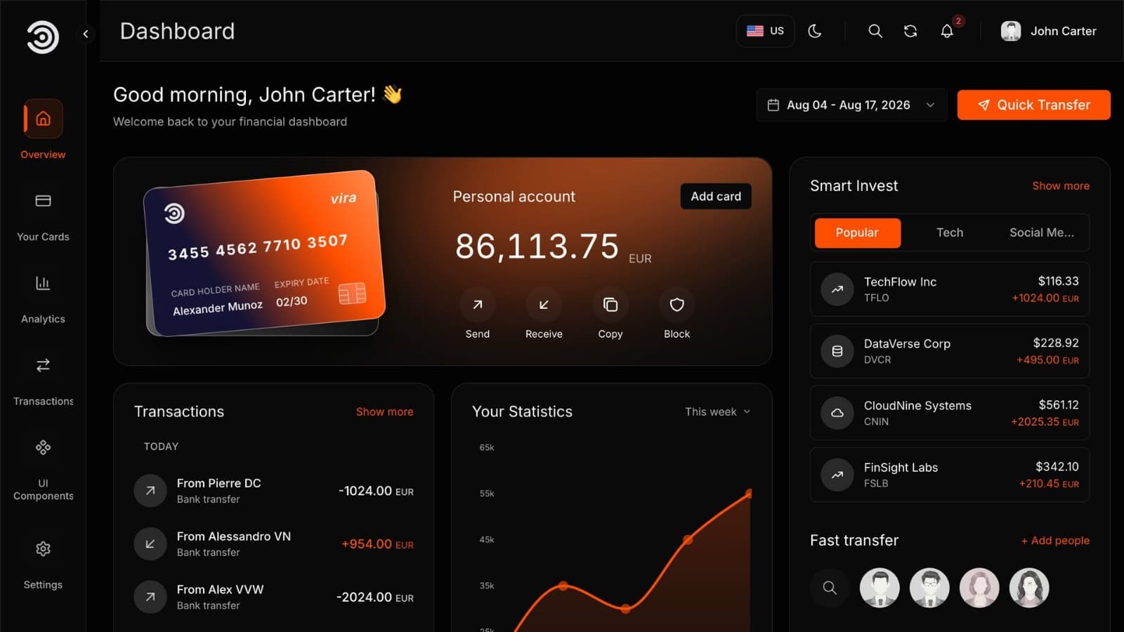 How to Build a Fintech Dashboard in Next.js, Step by Step